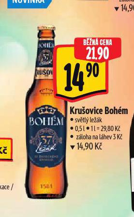 PIVO KRUOVICE BOHM