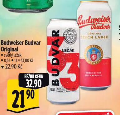 PIVO BUDWEISER BUDVAR