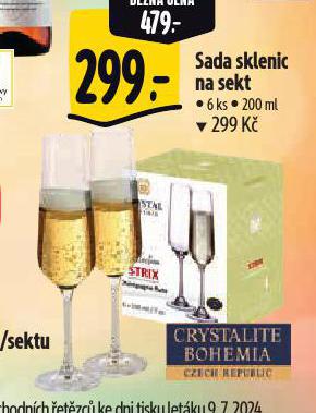 SADA SKLENIC NA SEKT