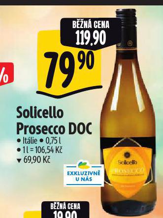 SOLICELLO PROSECCO DOC