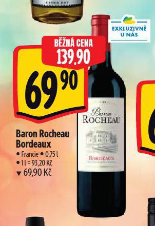 BARON ROCHEAU BORDEAUX