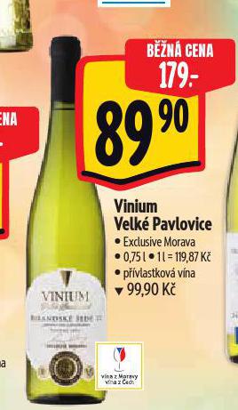 VINIUM VELK PAVLOVICE