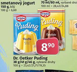 DR. OETKER PUDING