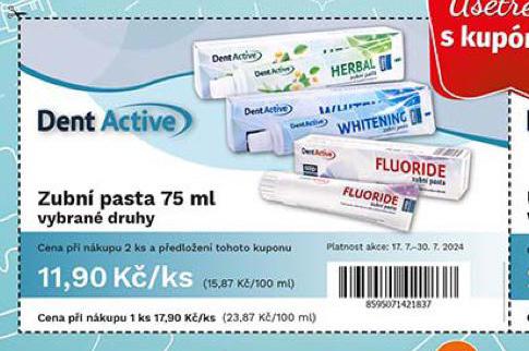 DENT ACTIVE ZUBN PASTA