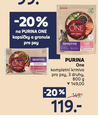 PURINA ONE KOMPLETN KRMIVO PRO PSY