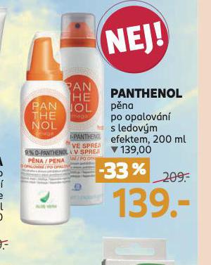 PANTHENOL PNA PO OPALOVN S LEDOVM EFEKTEM