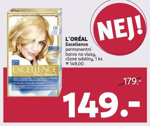 LOREAL EXCELLENCE PERMANENTN BARVA NA VLASY