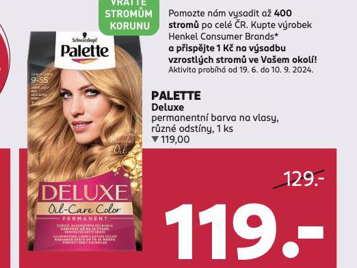 PALETTE DELUXE PERMANENTN BARVA NA VLASY