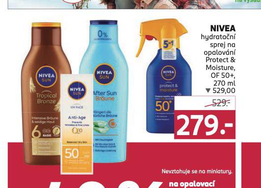 NIVEA HYDRATAN SPREJ NA OPALOVN