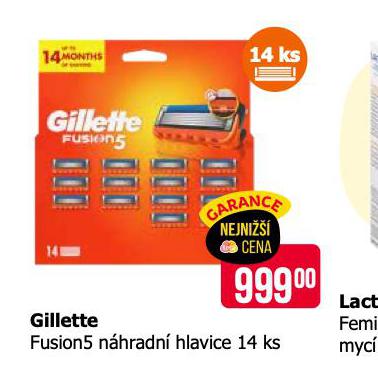 GILLETTE FUSION5 NHRADN HLAVICE