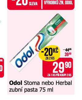 ODOL STOMA, HERBAL ZUNB PASTA