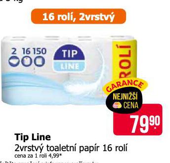 TIP LINE TOALETN PAPR