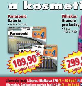 PANASONIC BATERIE