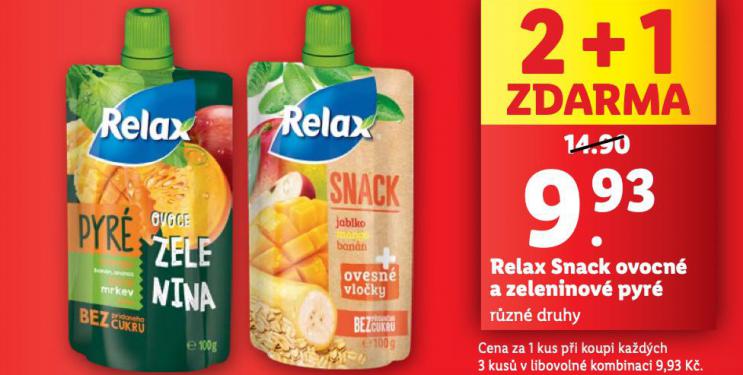 RELQX SNACK OVOCN A ZELENINOV PYR