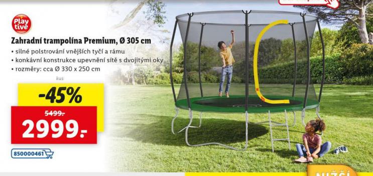 ZAHRADN TRAMPOLNA PREMIUM