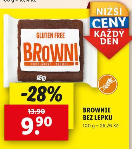 BROWNIE BEZ LEPKU