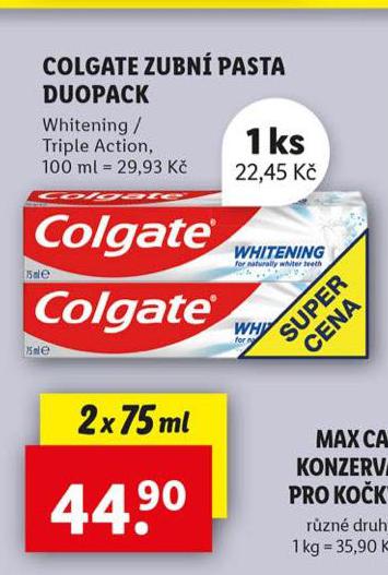 COLGATE ZUBN PASTA