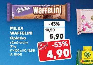 MILKA WAFFELINI OPLATKA