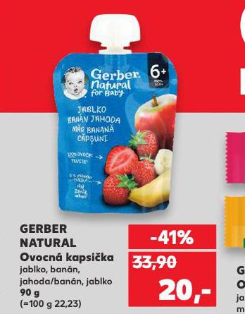 GERBER NATURAL OVOCN KAPSIKA