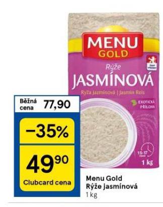 MENU GOLD RݎE JASMNOV