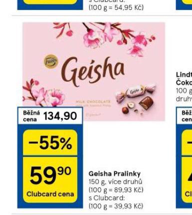 GEISHA PRALINKY