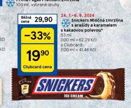 SNICKERS ZMRZLINA