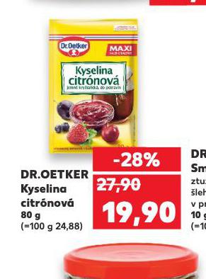 DR. OETKER KYSELINA CITRONOV