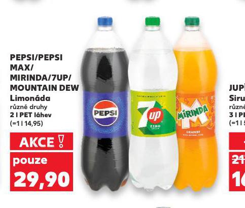 PEPSI, MIRINDA, 7UP, MOUNTAIN DEW