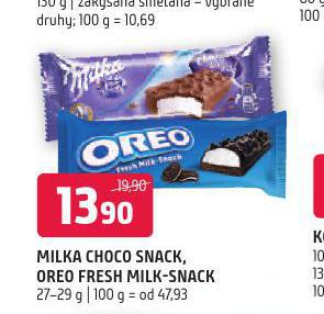 MILKA CHOCO SNACK