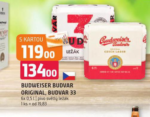 PIVO BUDWEISER BUDVAR