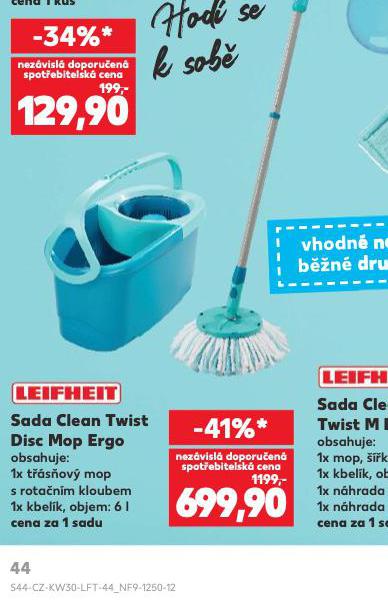 SADA CLEAN TWIST DISC MOP ERGO