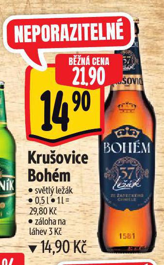 PIVO KRUOVICE BOHM