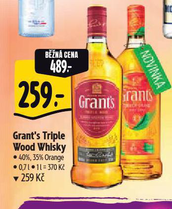 GRANT'S TRIPLE WOOD WHISKY