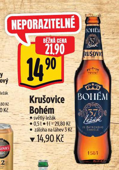 PIVO KRUOVICE BOHM