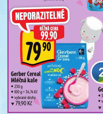 GERBER CEREAL MLN KAE