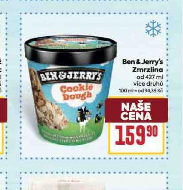 BEN & JERRYS ZMRZLINA