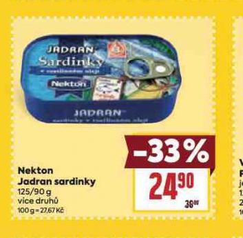 NEKTON JADRAN SARDINKY