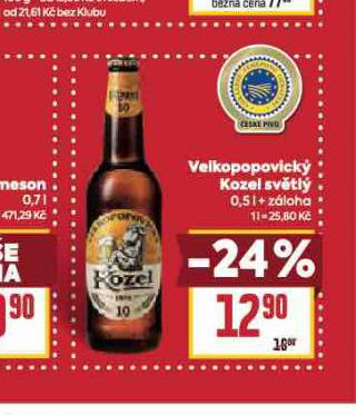 PIVO VELKOPOPOVICK KOZEL 10