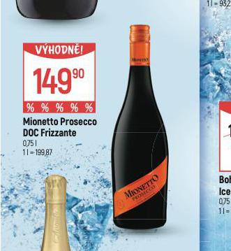 MIONETTO PROSECCO DOC FRIZZANTE