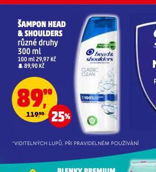 HEAD & SHOULDERS AMPON NA VLASY