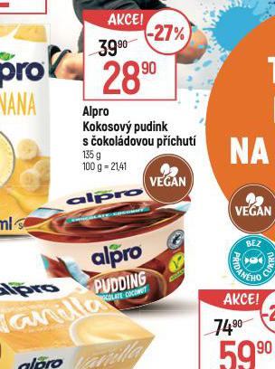 ALPRO KOKOSOV PUDINK S OKOLDOVOU PCHUT