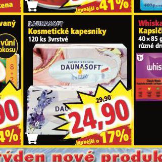 DAUNASOFT KOSMETICK KAPESNKY