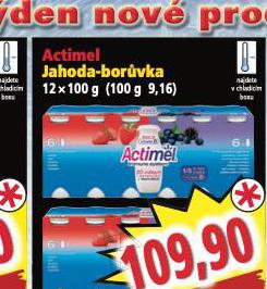 ACTIMEL JAHODA-BORVKA