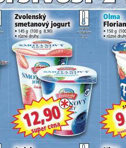 ZVOLENSK SMETANOV JOGURT