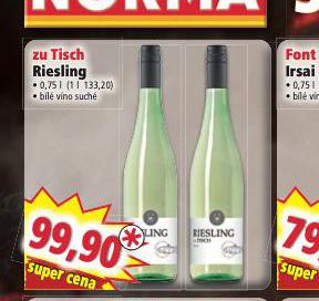 ZU TISCH RIESLING