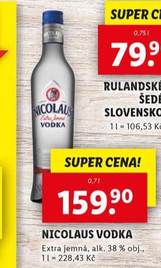 NICOLAUS VODKA