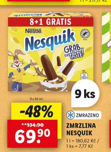 ZMRZLINA NESQUIK