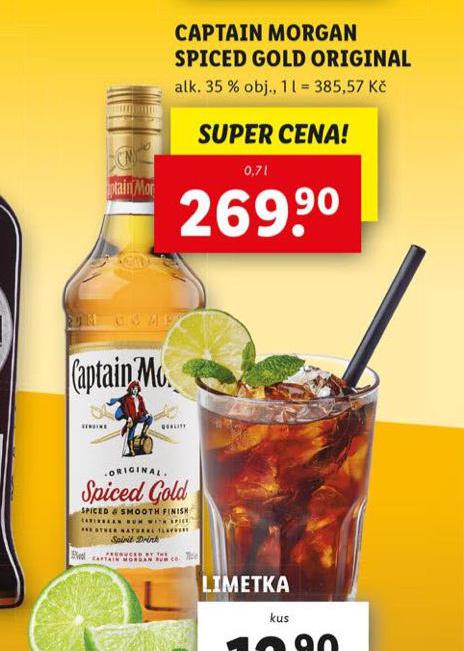 CAPTAIN MORGAN SPICED GOLD ORIGINAL