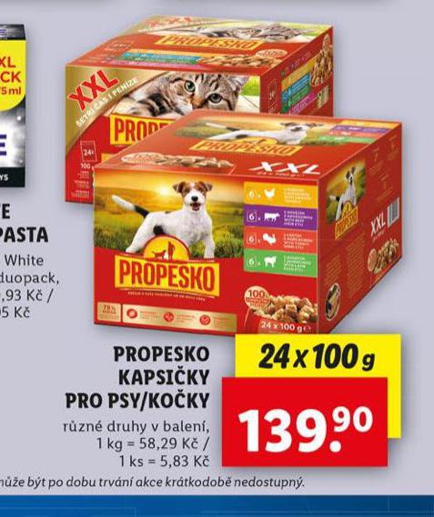 PROPESKO KAPSIKY PRO PSY