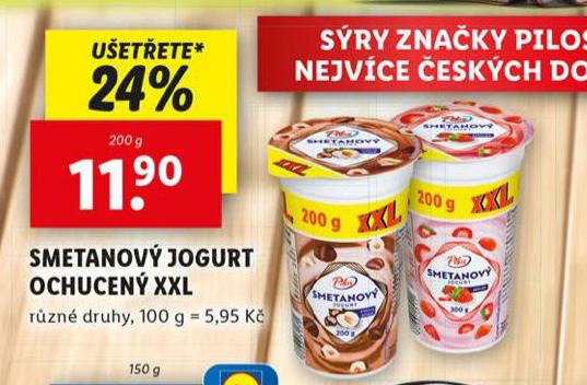 SMETANOV JOGURT OCHUCEN XXL